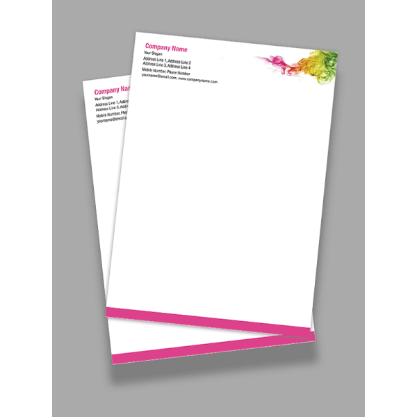 Premium Paint Shop Letterhead Design Premium Paint Shop Letterhead Design