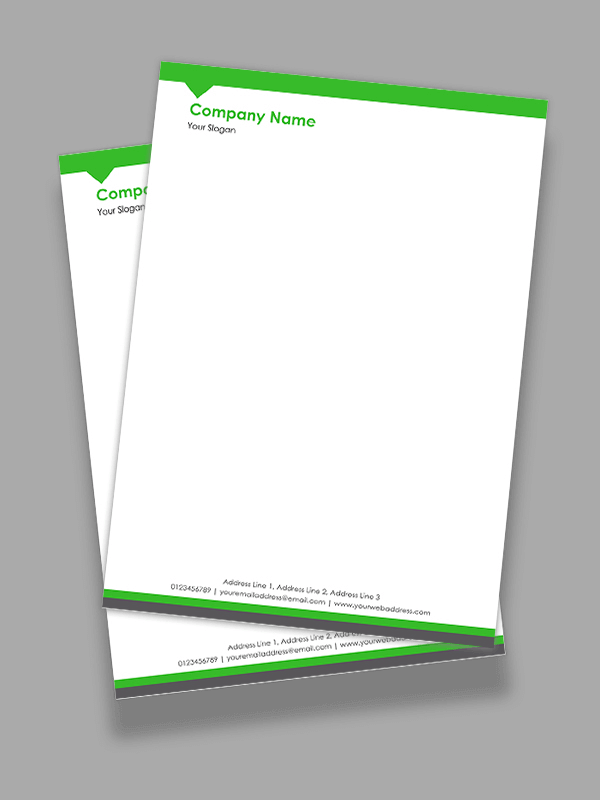 Custom Management Letterhead Design