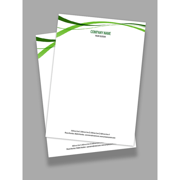 Professional Letterhead Design Professional Letterhead Design