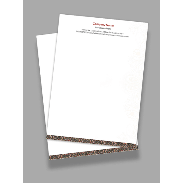 Florist Letterhead Design Florist Letterhead Design