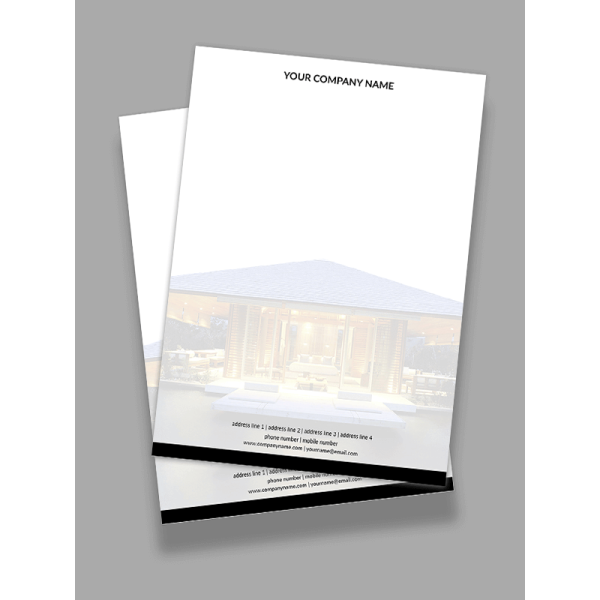 Interior Designer Letterhead Design Interior Designer Letterhead Design