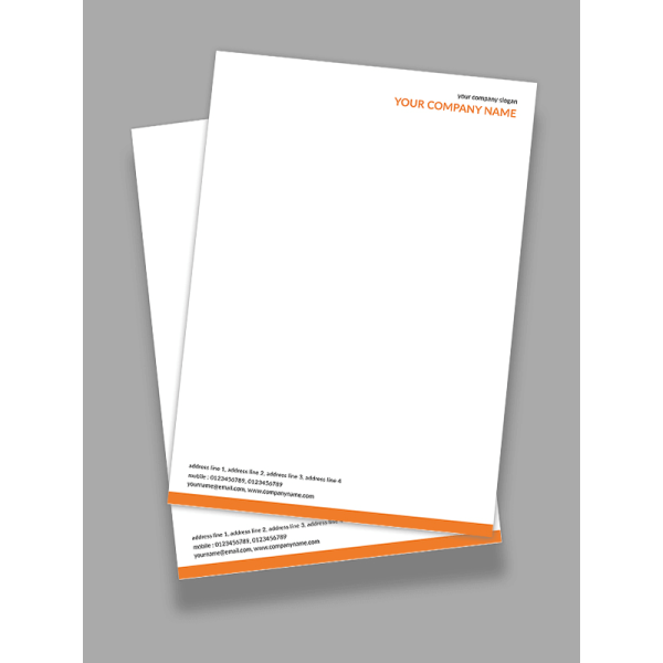 Professional Letterhead Design Professional Letterhead Design