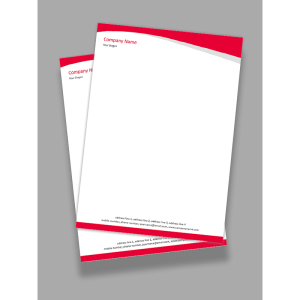 Premium Letterhead Design Premium Letterhead Design