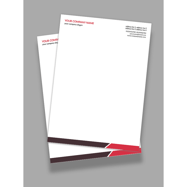 Simple Letterhead Design Simple Letterhead Design
