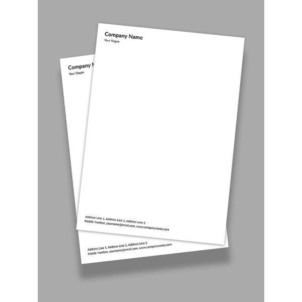 Professional Letterhead Design