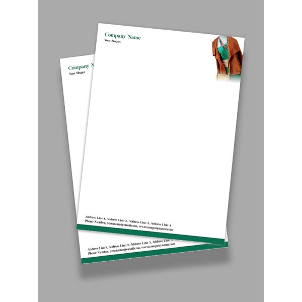 Fashion Designer Letterhead Design Fashion Designer Letterhead Design