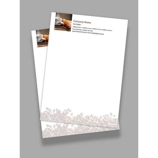 Bakery Letterhead Design Bakery Letterhead Design