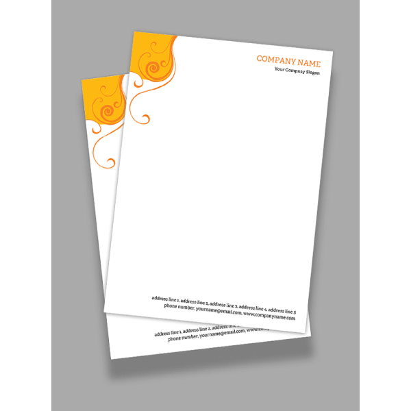 Premium Letterhead Design Premium Letterhead Design