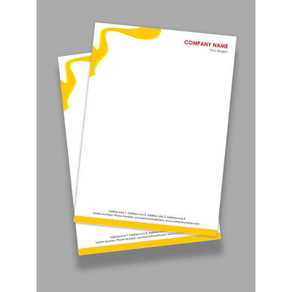 Paint Shop Letterhead Design Paint Shop Letterhead Design