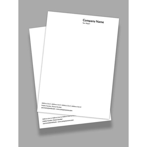 Premium Letterhead Design Premium Letterhead Design