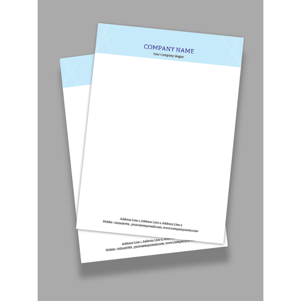 Professional Letterhead Design Professional Letterhead Design