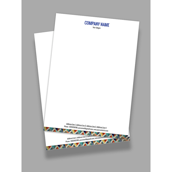 Abstract Letterhead Design Abstract Letterhead Design