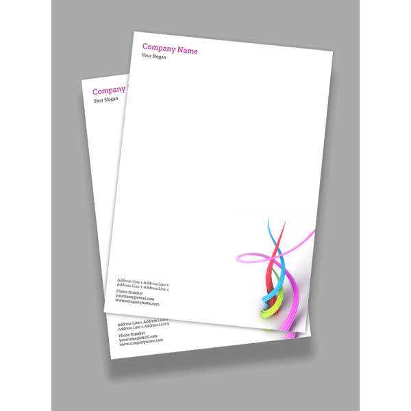 Automobiles Letterhead Design Automobiles Letterhead Design
