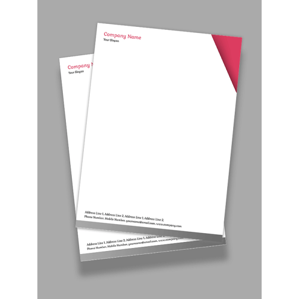 Beauty Spa Letterhead Design Beauty Spa Letterhead Design