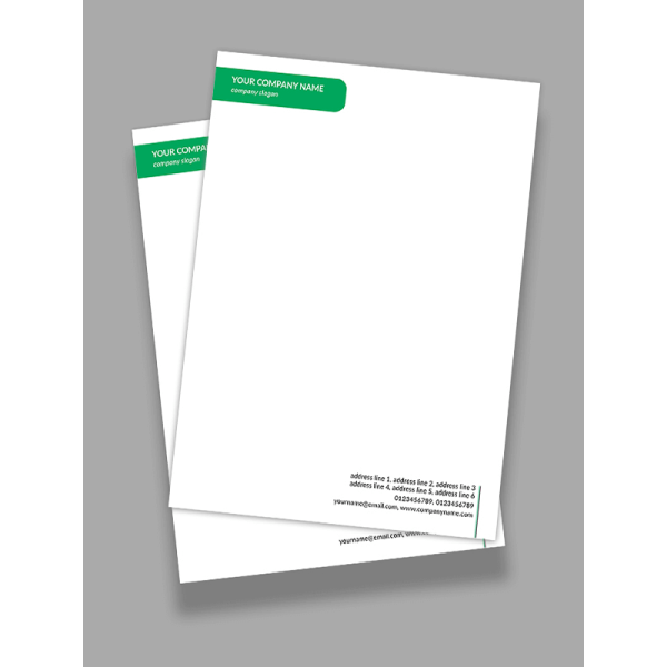 Management Letterhead Design Management Letterhead Design