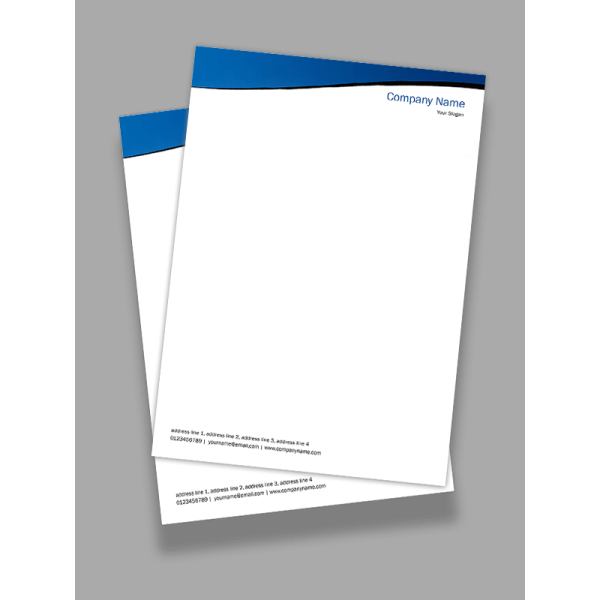 Professional Letterhead Design Professional Letterhead Design