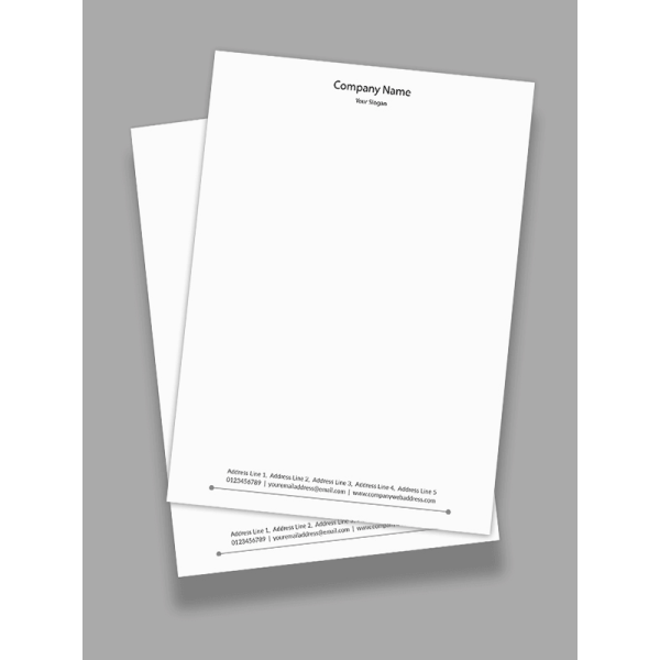 Premium Letterhead Design Premium Letterhead Design
