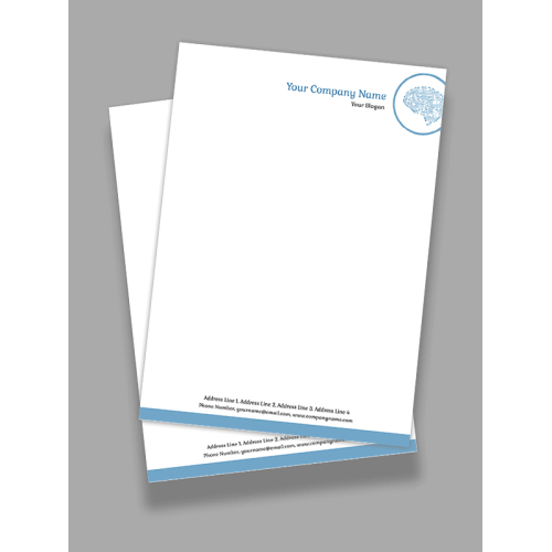 Computer Spare parts Letterhead Design