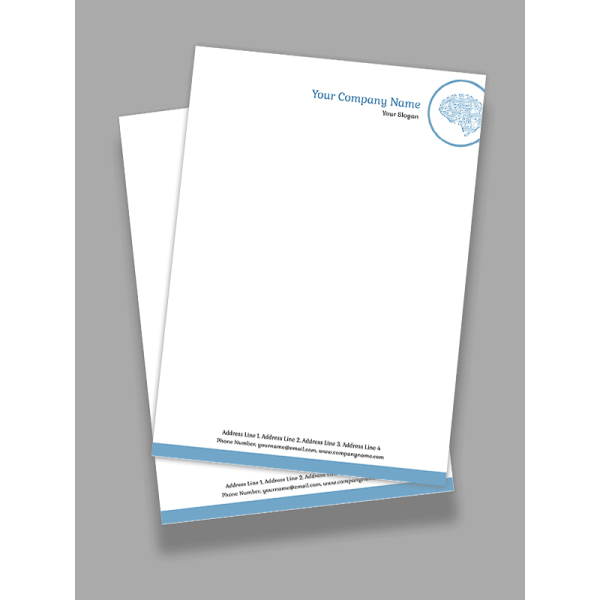 Computer Spare parts Letterhead Design Computer Spare parts Letterhead Design