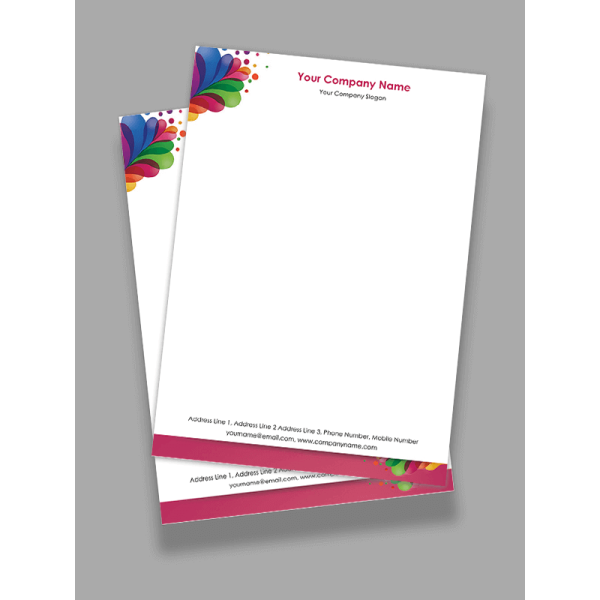 Paint Shop Letterhead Design Paint Shop Letterhead Design