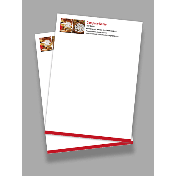 Sweet Shop Letterhead Design Sweet Shop Letterhead Design