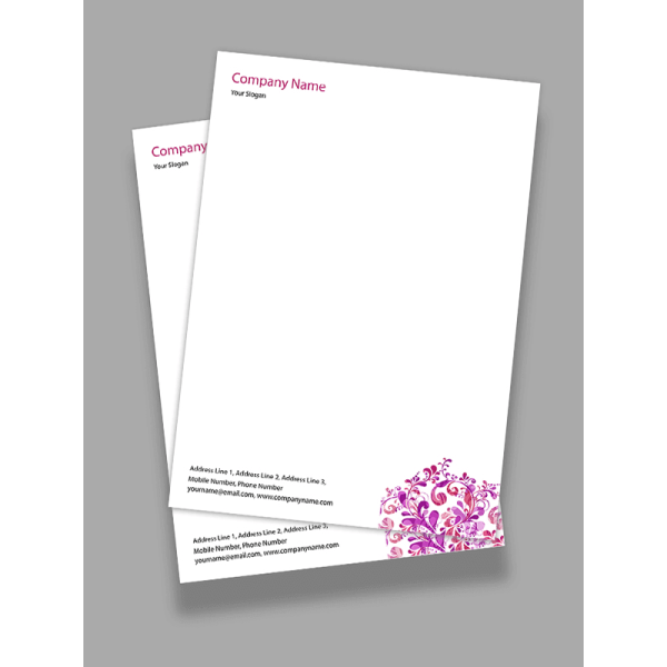 Designer Letterhead Design Designer Letterhead Design