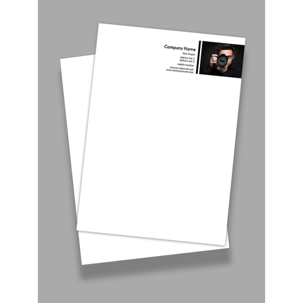 Photography Letterhead