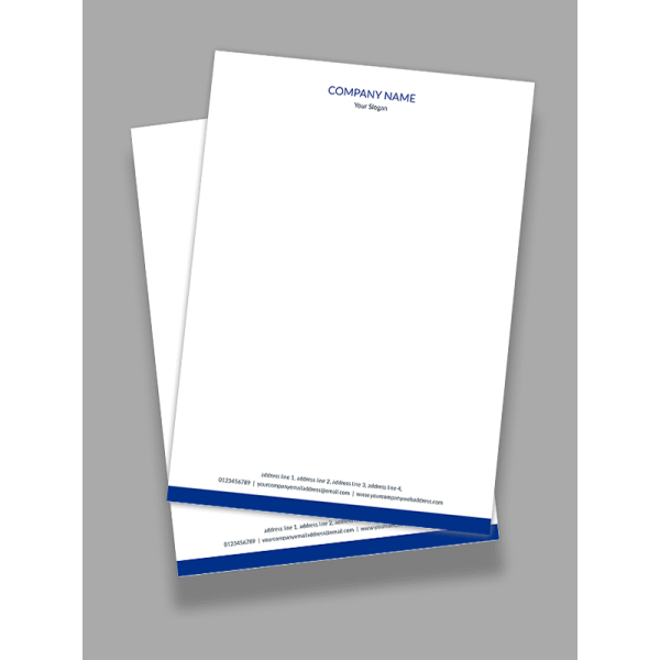 Dark Blue Letterhead Dark Blue Letterhead