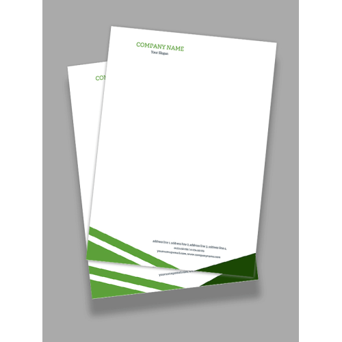 Green Letterhead