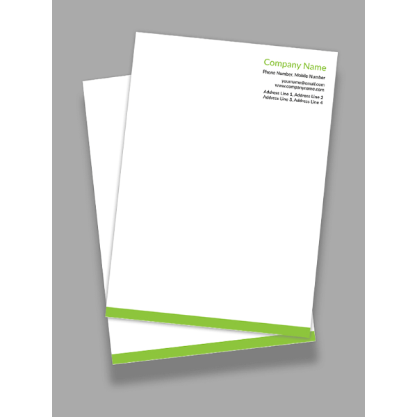 Parrot Green Letterhead Parrot Green Letterhead