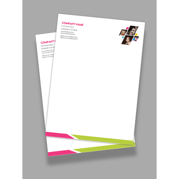Pink Aand Green Letterhead Pink Aand Green Letterhead