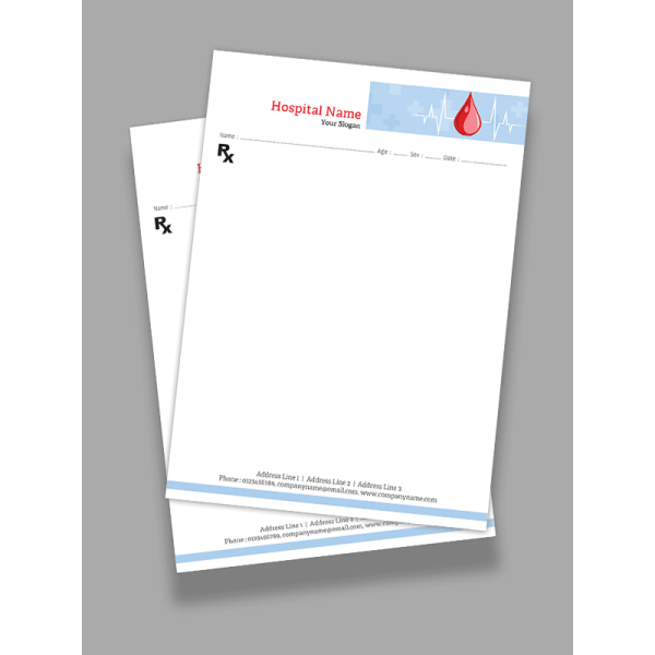 Cardiologist Prescription Pad Design Cardiologist Prescription Pad Design