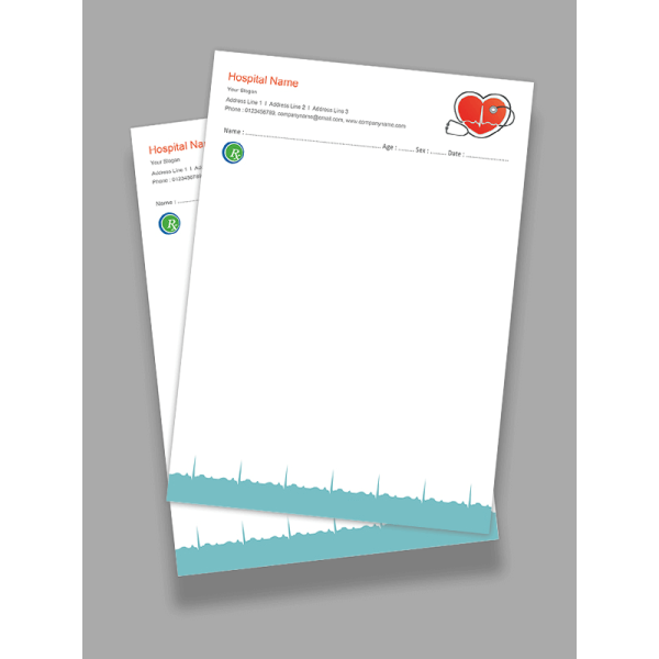 Cardiologist Prescription Pad Design Cardiologist Prescription Pad Design