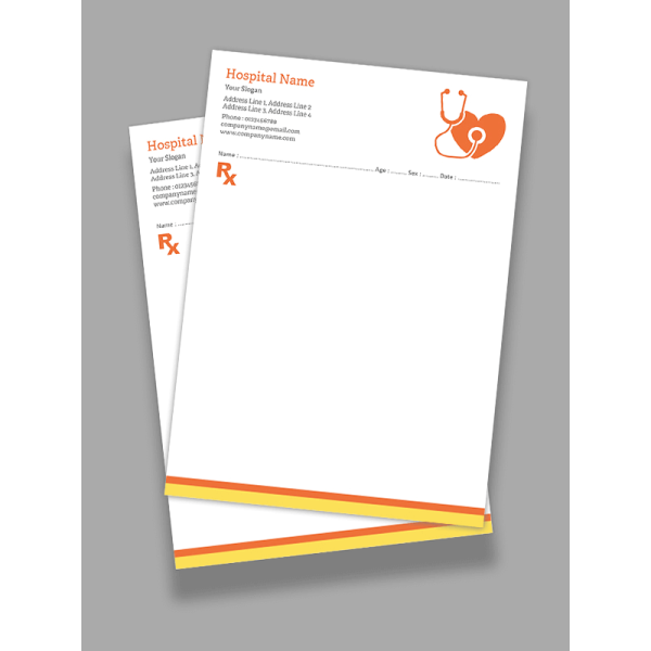 Cardiologist Prescription Pad Design Cardiologist Prescription Pad Design