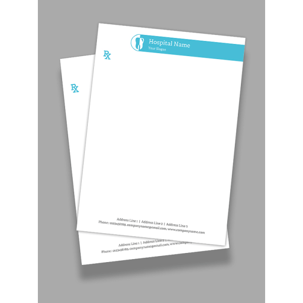 Dental Hospital Prescription Pad Design Dental Hospital Prescription Pad Design