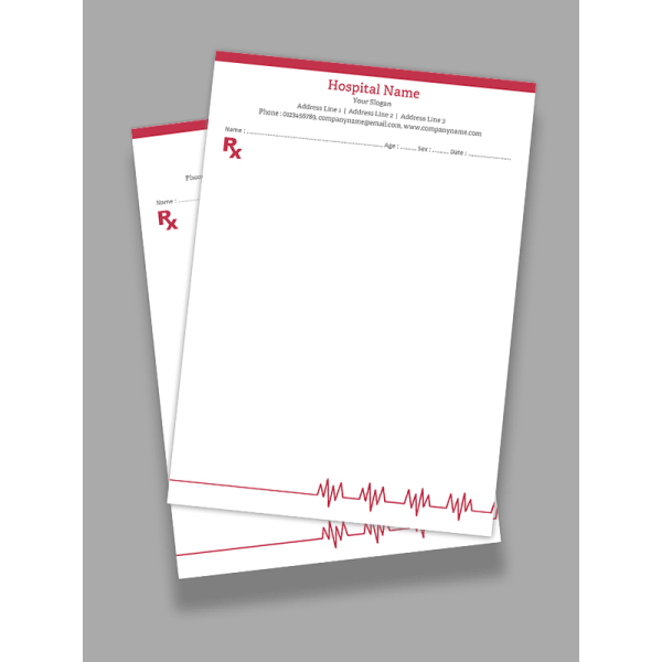 Rx pad Prescription Pad Design Rx pad Prescription Pad Design