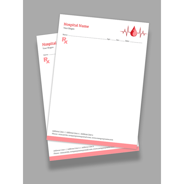 Cardiologist Prescription Pad Design Cardiologist Prescription Pad Design