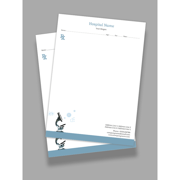 scientific Laboratory Prescription Pad Design scientific Laboratory Prescription Pad Design