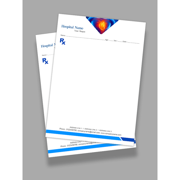 Cardiologist Prescription Pad Design Cardiologist Prescription Pad Design