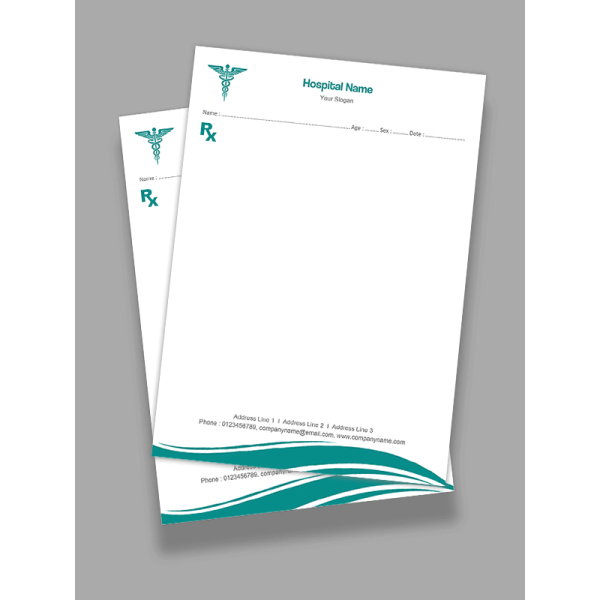 Doctors Prescription Pad Design Doctors Prescription Pad Design