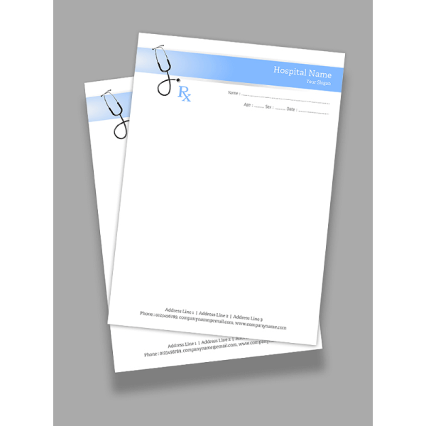 Pulmonologist Prescription Pad Design Pulmonologist Prescription Pad Design