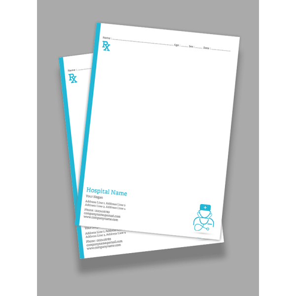 Medical Nursing Home Prescription Pad Design Medical Nursing Home Prescription Pad Design