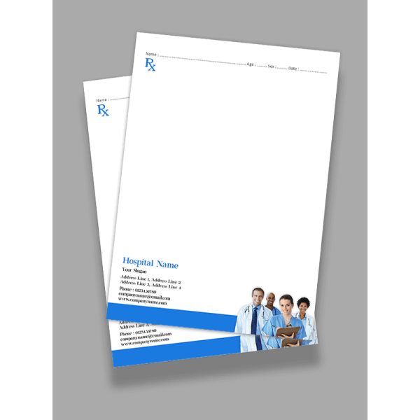 Doctors Prescription Pad Design