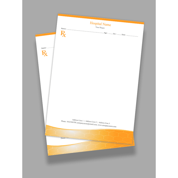 Simple Prescription Pad Design Simple Prescription Pad Design
