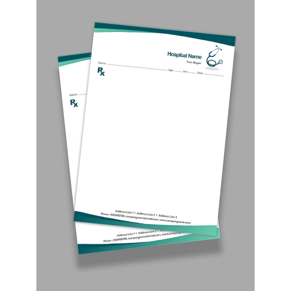 Premium Prescription Pad Design Premium Prescription Pad Design