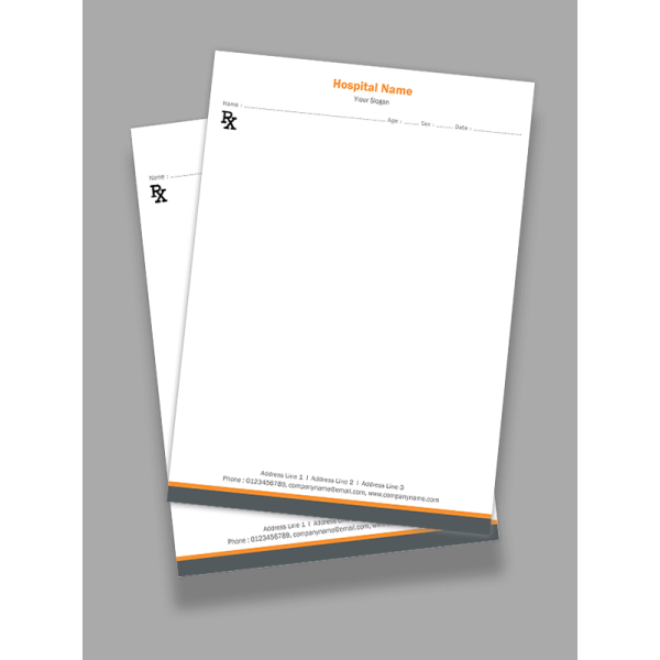 Premium Prescription Pad Design Premium Prescription Pad Design