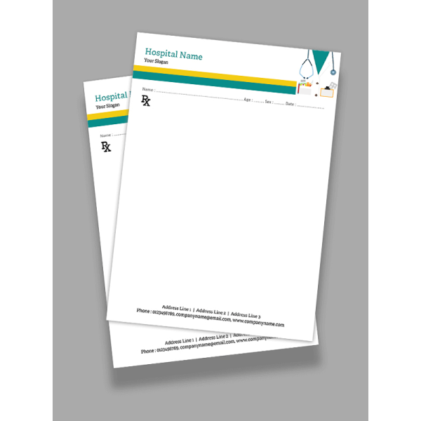 Medical Prescription Pad Design Medical Prescription Pad Design