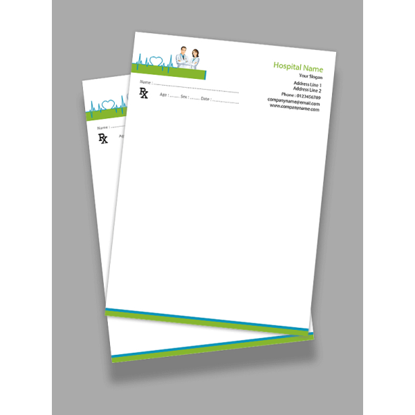 Cardiologist Prescription Pad Design Cardiologist Prescription Pad Design