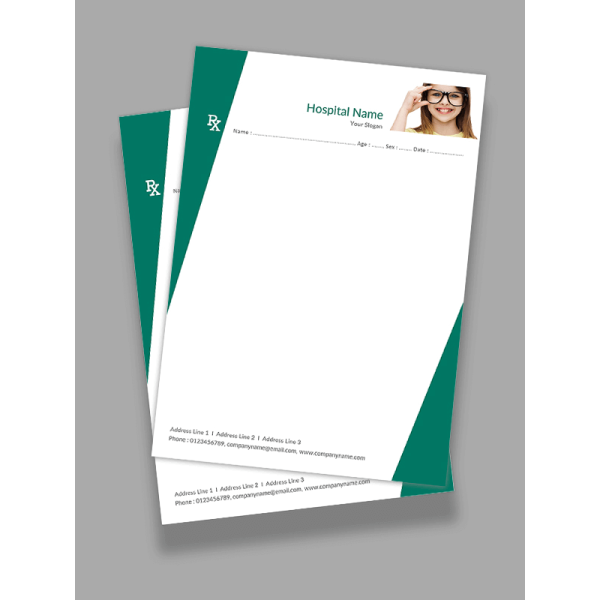 Ophthalmologist Prescription Pad Design Ophthalmologist Prescription Pad Design