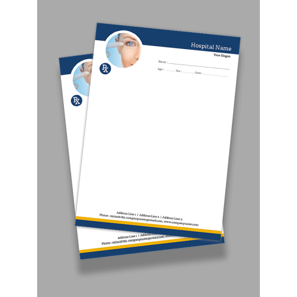Eye Doctor Prescription Pad Design Eye Doctor Prescription Pad Design